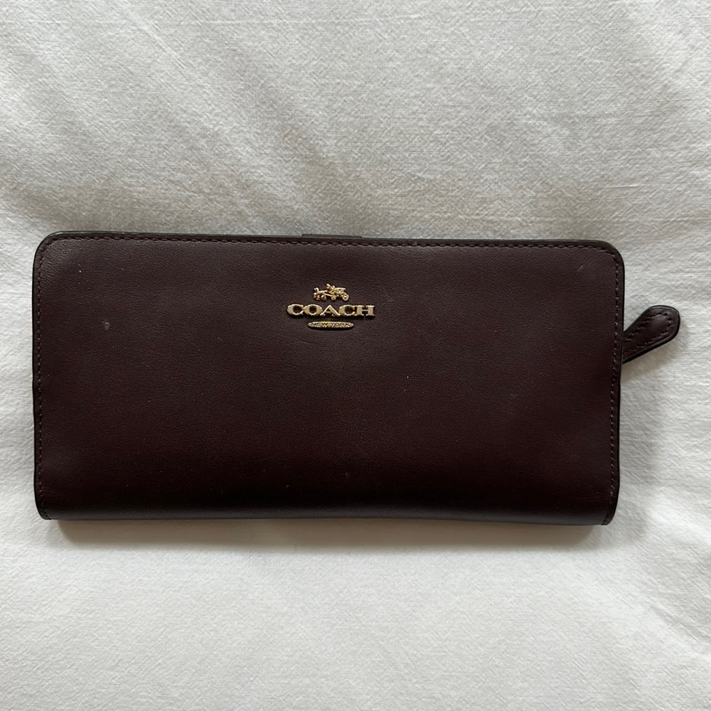 Maroon Coach wallet